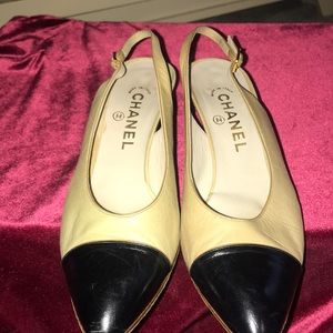 Authentic vintage Chanel shoes